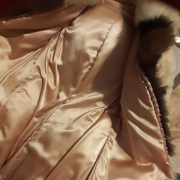 VINTAGE unique REAL FUR COAT - Picture 5 of 8